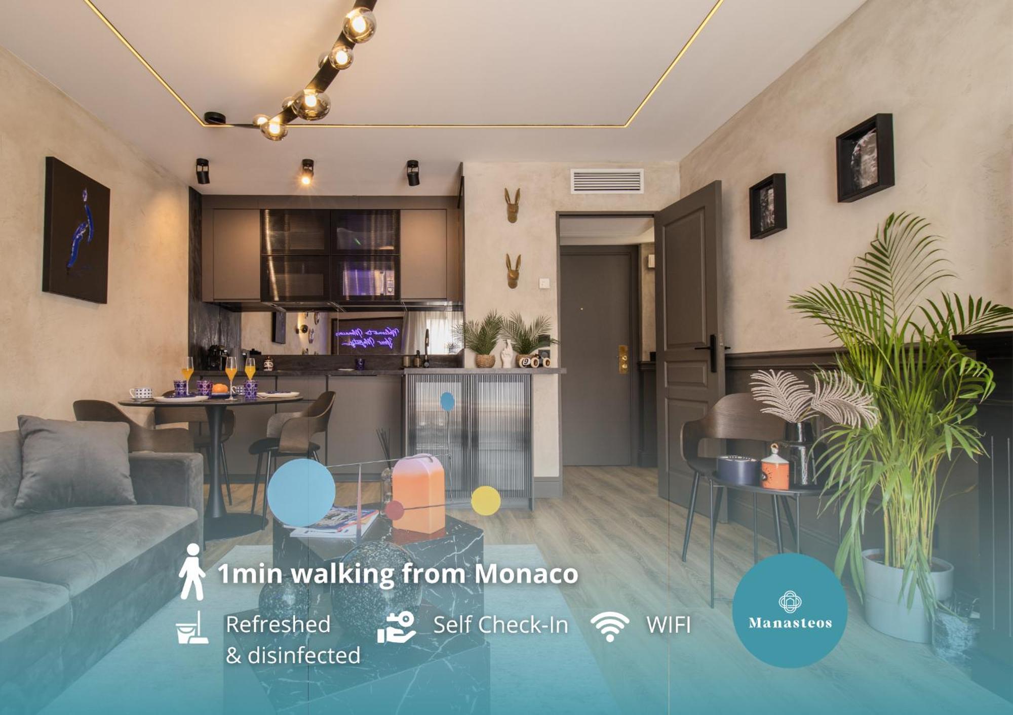 דירות בוסוליי Frontiere Monaco - Hypercentre - Bx מראה חיצוני תמונה